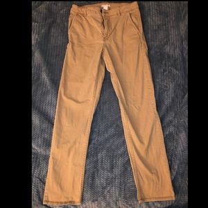 Chino Style Khaki High- Waisted Paints